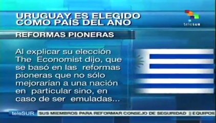 The Economist dice que el mejor país del mundo en 2013 es Uruguay