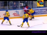 Хоккей Швеция-Россия 2 период. КПК-2013