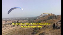EMAC Paragliding Twin Takeoff at Mung (Nov 2013)