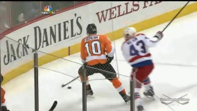 Tom Wilson Extreme Hit on Brayden Schenn !! Philadelphia Flyers VS Washington Capitals - NHL