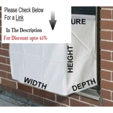 Clearance Air Conditioner Cover - Window/thru Wall - 28W,20H,25D - Tired of the drafts of cold air!!! from your window mounted...