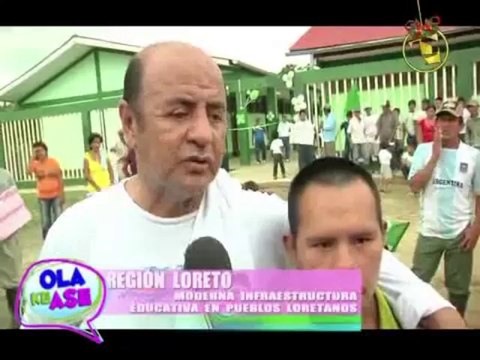 Loreto fortalece infraestructura en colegios ubicados en zonas alejadas