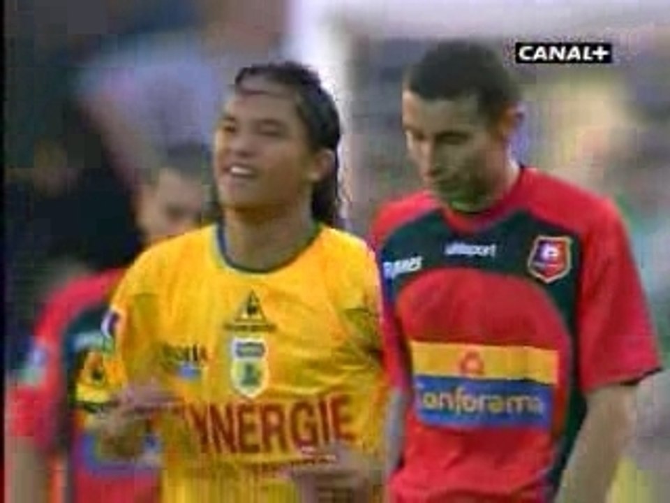 But de Hadjadj contre Nantes (Cech)
