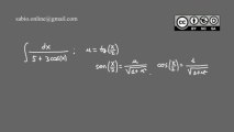 Integrales XII - Sustitución o cambio de variable - Funciones trigonométricas