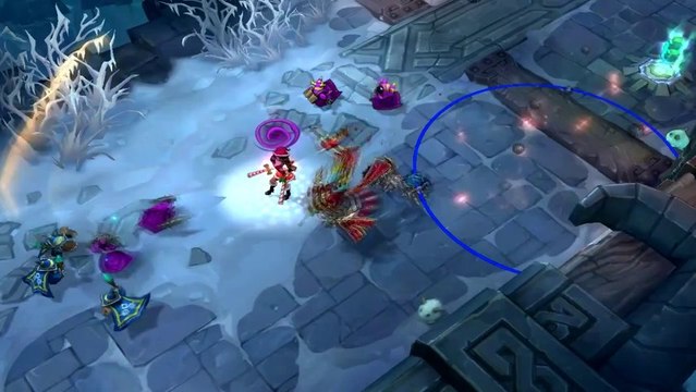 LoL en Top skins de Noël - N°6 - Miss Fortune Sucre d'orge