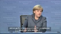 Merkel reproche à Hollande de prendre des décisions seul sur l’Afrique