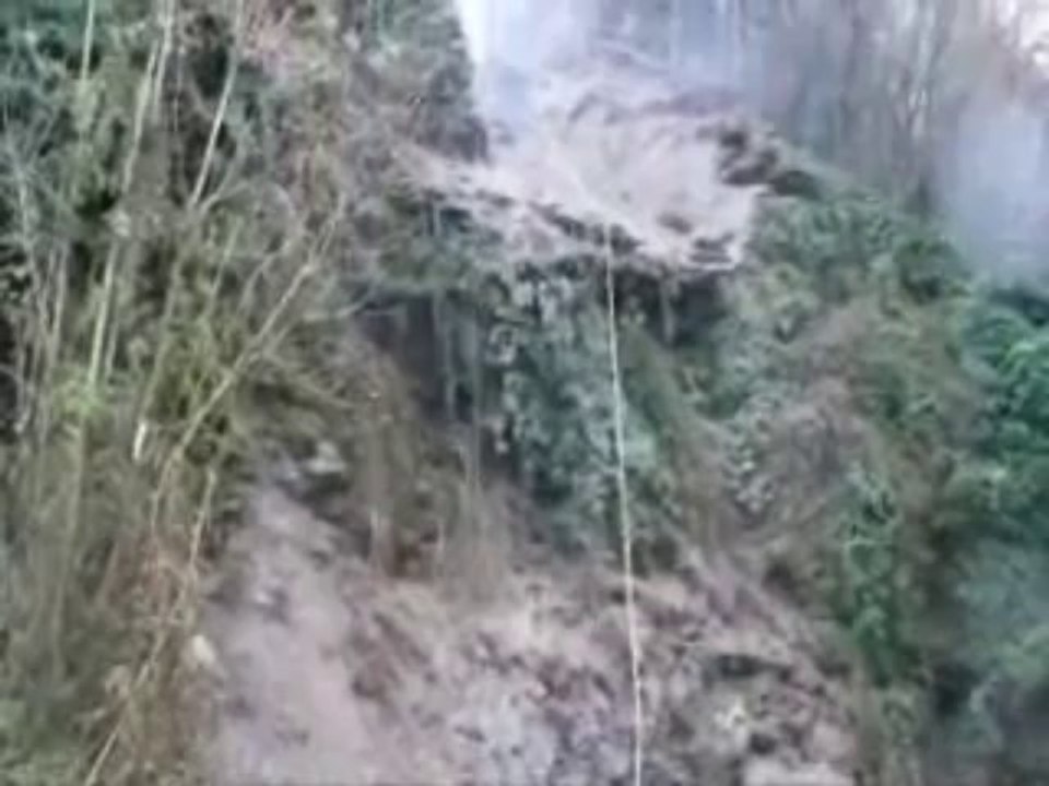 Eboulement en Savoie