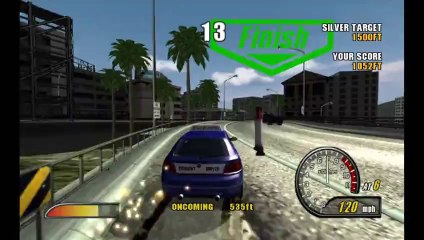 Burnout 2 Point of Impact Gameplay Played on X360
