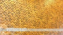 Romana Wood Mosaic Wall Tiles - Mysterious Beauty & Antique Elegance