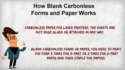 Blank Carbonless Paper