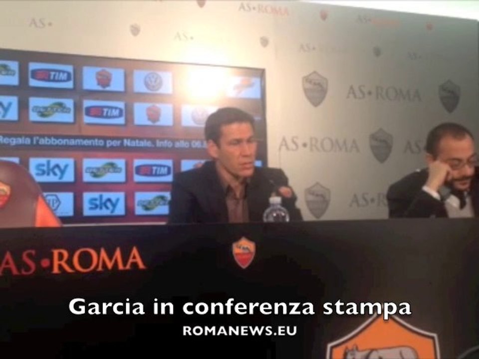 Garcia in conferenza stampa - 20/12/13