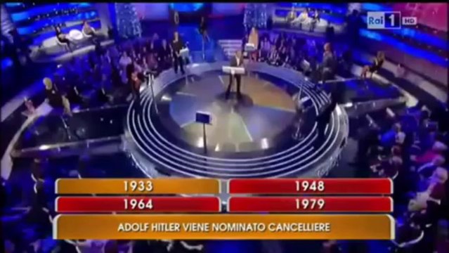 Adolf Hitler e Mussolini - L'eredita Rai1 di Carlo Conti