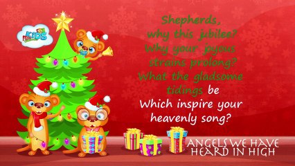 Christmas Carol - Angels We Have Heard on High  + Lyrics (karaoke)