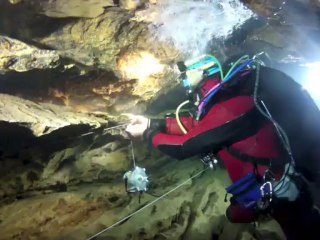 Stage plongée sout Ardèche octobre 2013