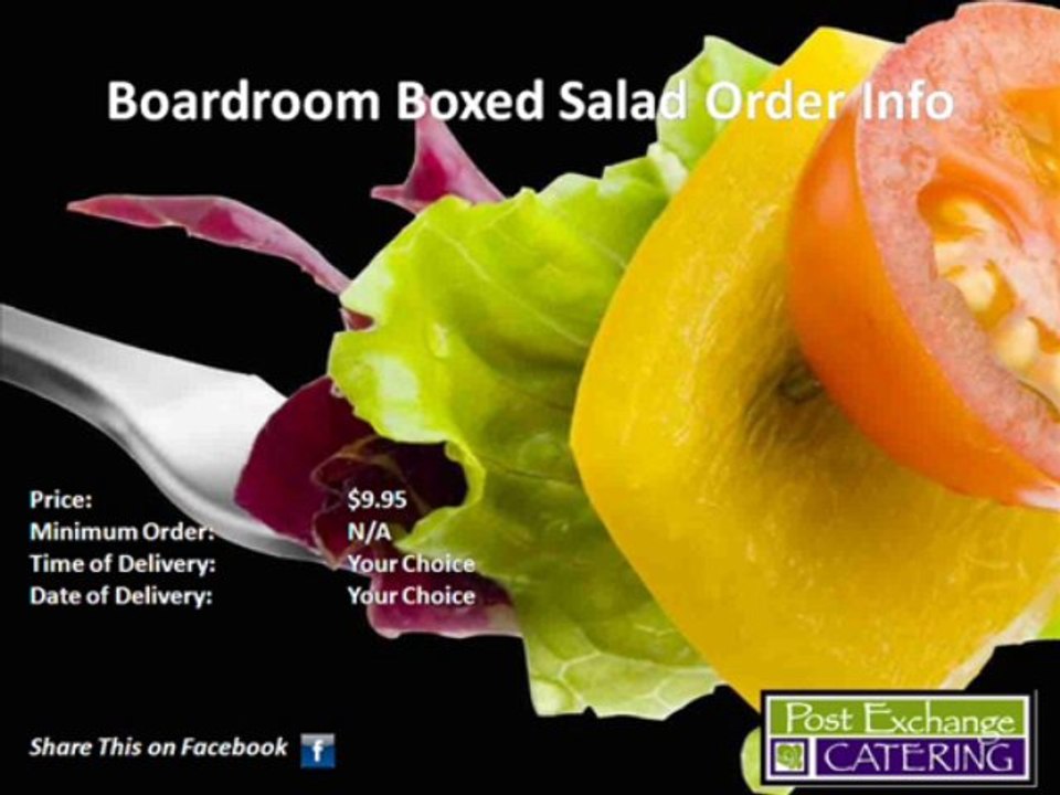 Boardroom Boxed Salads Catering In Atlanta