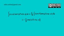 Integrales I - Integral inmediata de una función trigonométrica