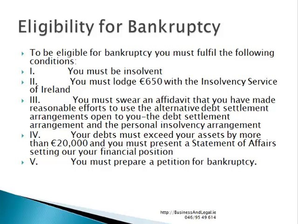 The New Bankruptcy Procedure in Ireland for 2014