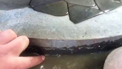 increible corte con agua placa de 5cm de grosor