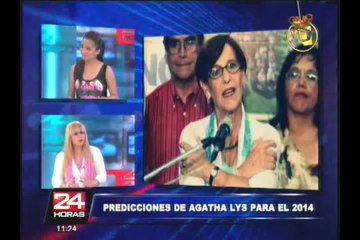 VIDEO: Agatha Lys revela predicciones para el año 2014