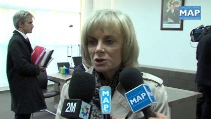 M. Baraka s'entretient avec la Présidente de la Commission des AE au Sénat Français