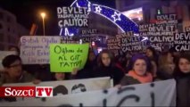 Kadıköy'de ayakkabı kutulu protesto
