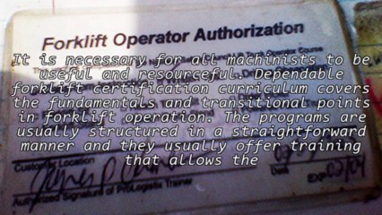 Importance Of Having A Forklift Certification