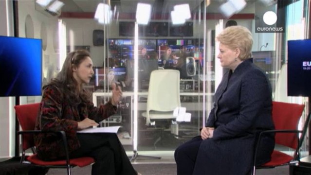 Dalia Grybauskaite, presidenta de Lituania: Los líderes ucraniamos han tomado a su país como prisionero