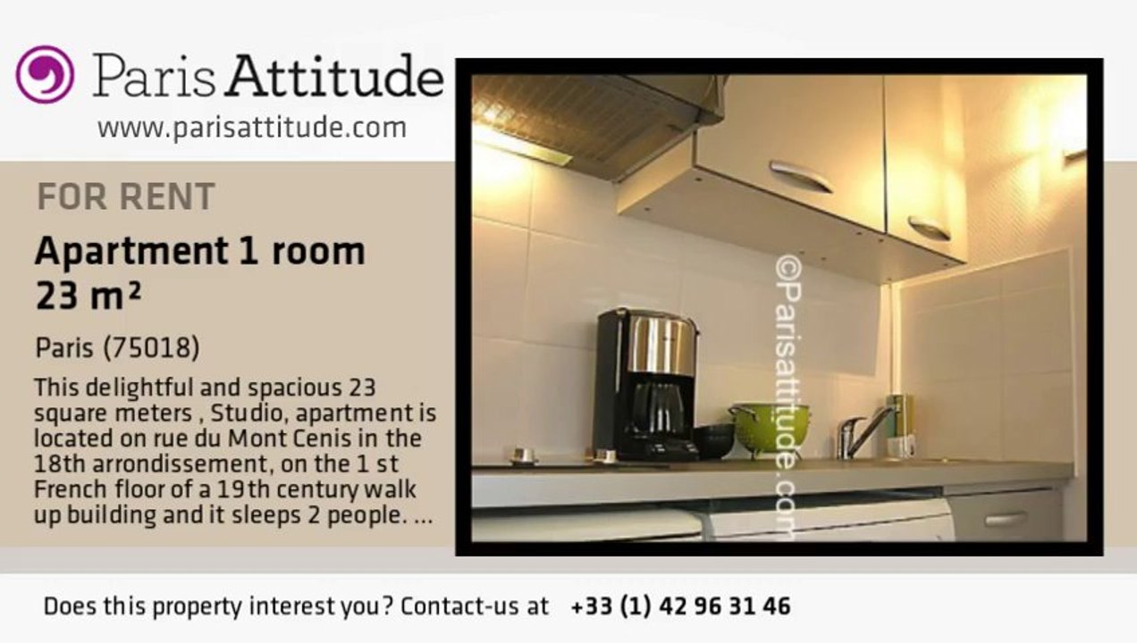 Studio Apartment for rent - Jules Joffrin - Mairie du 18ème, Paris - Ref. 7598