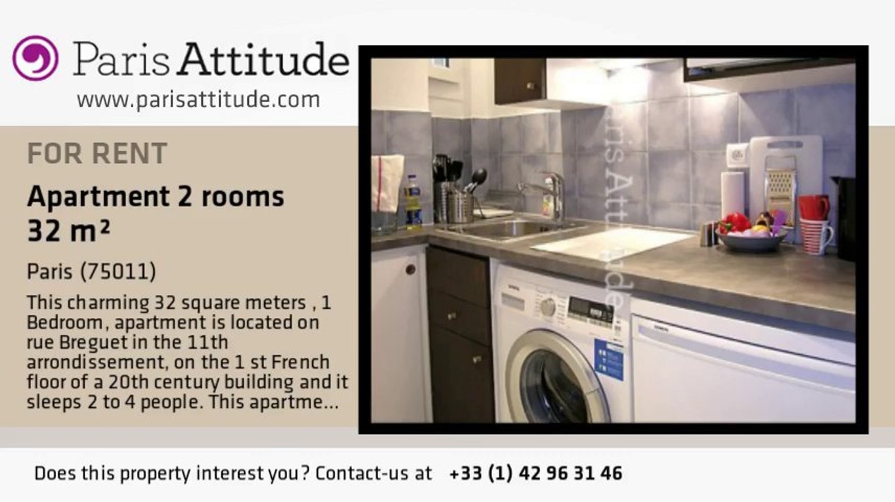 1 Bedroom Apartment for rent - Bastille, Paris - Ref. 8016