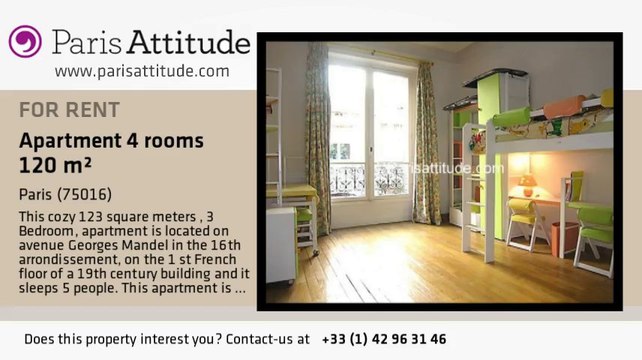 3 Bedroom Apartment for rent - Trocadéro, Paris - Ref. 7692