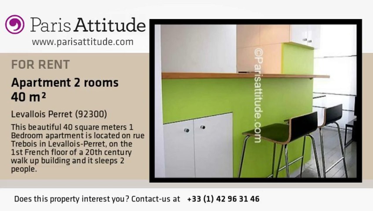 1 Bedroom Townhouse for rent - Levallois Perret, Levallois Perret - Ref. 3338