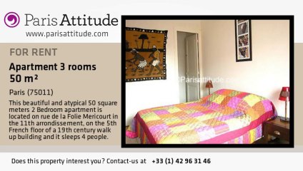 2 Bedroom Apartment for rent - Parmentier, Paris - Ref. 2667