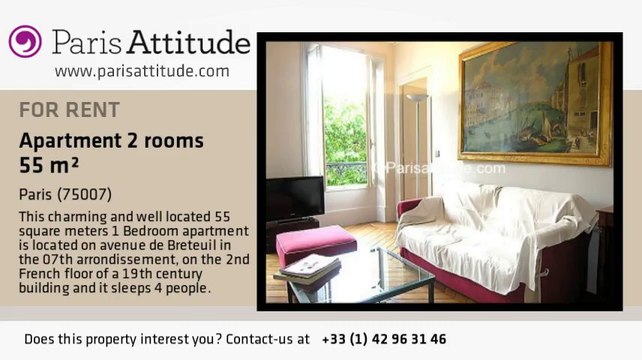 1 Bedroom Apartment for rent - Ecole Militaire/Unesco, Paris - Ref. 4905