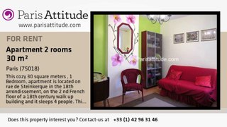 1 Bedroom Apartment for rent - Sacré Cœur, Paris - Ref. 2114