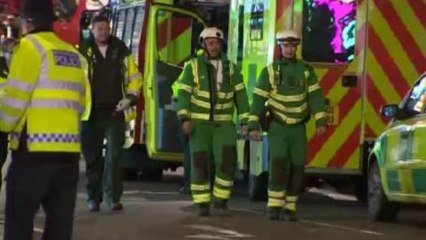 London theatre collapse injures scores