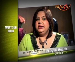 Dr.Shehla aggarwal says how  sun burn  occured in skin  &  what  all problem  we have to save
