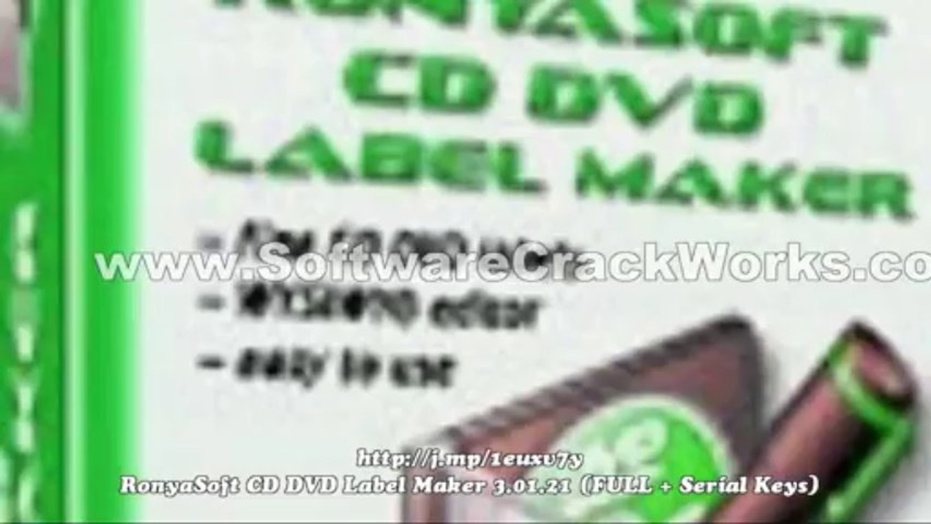 RonyaSoft CD DVD Label Maker 3.01.21 (FULL + Serial Keys) - video  Dailymotion