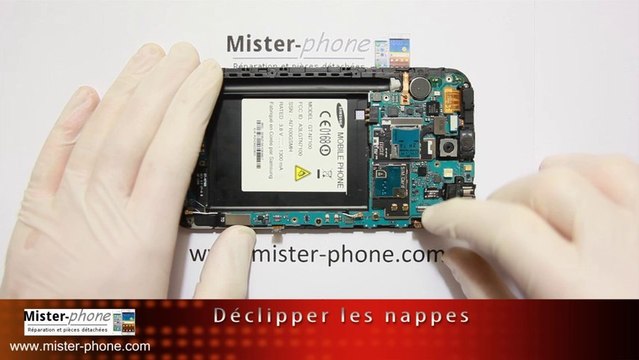 Tutoriel HD 720p Samsung Galaxy Note 2 N7100 N7105 changer ecran LCD vitre tactile