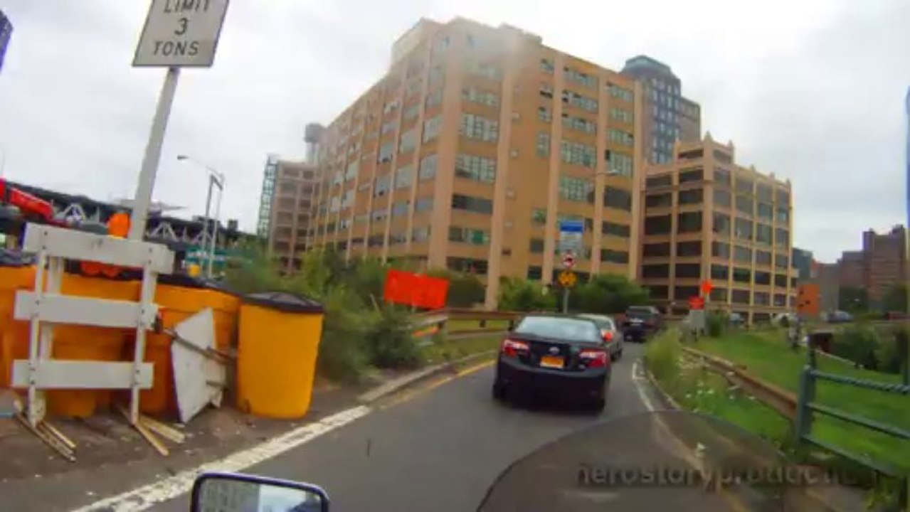 Riding Over the Historic Brooklyn Bridge