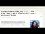 SENEM DENIZ,SENEM DENIZ,SULE KARACA::-VOIP INTERCONNECTION VOIP PROVIDERS SULE KARACA SALES@ARUSTEL.COM