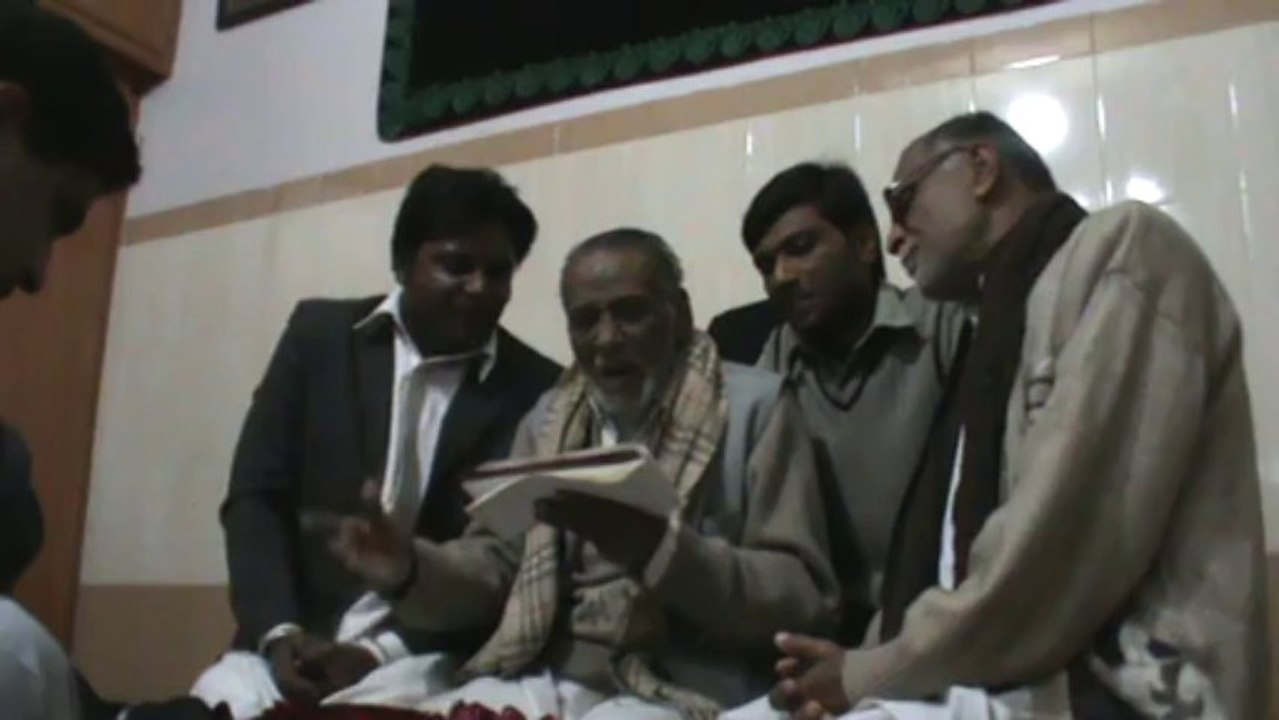 Marsia by Pisraan Feroz Karbalaai at Imam Bargah Shamsiyan on 11 Safar 1435AH 15-December-2013