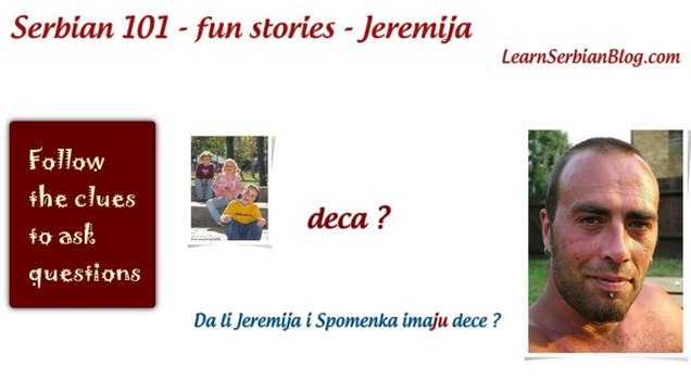 Serbian 101 - Basic Questions Exercise