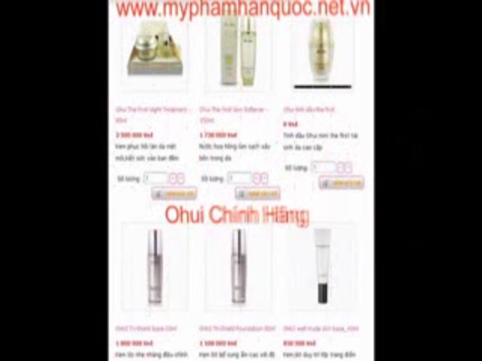 MỸ PHẨM OHUI