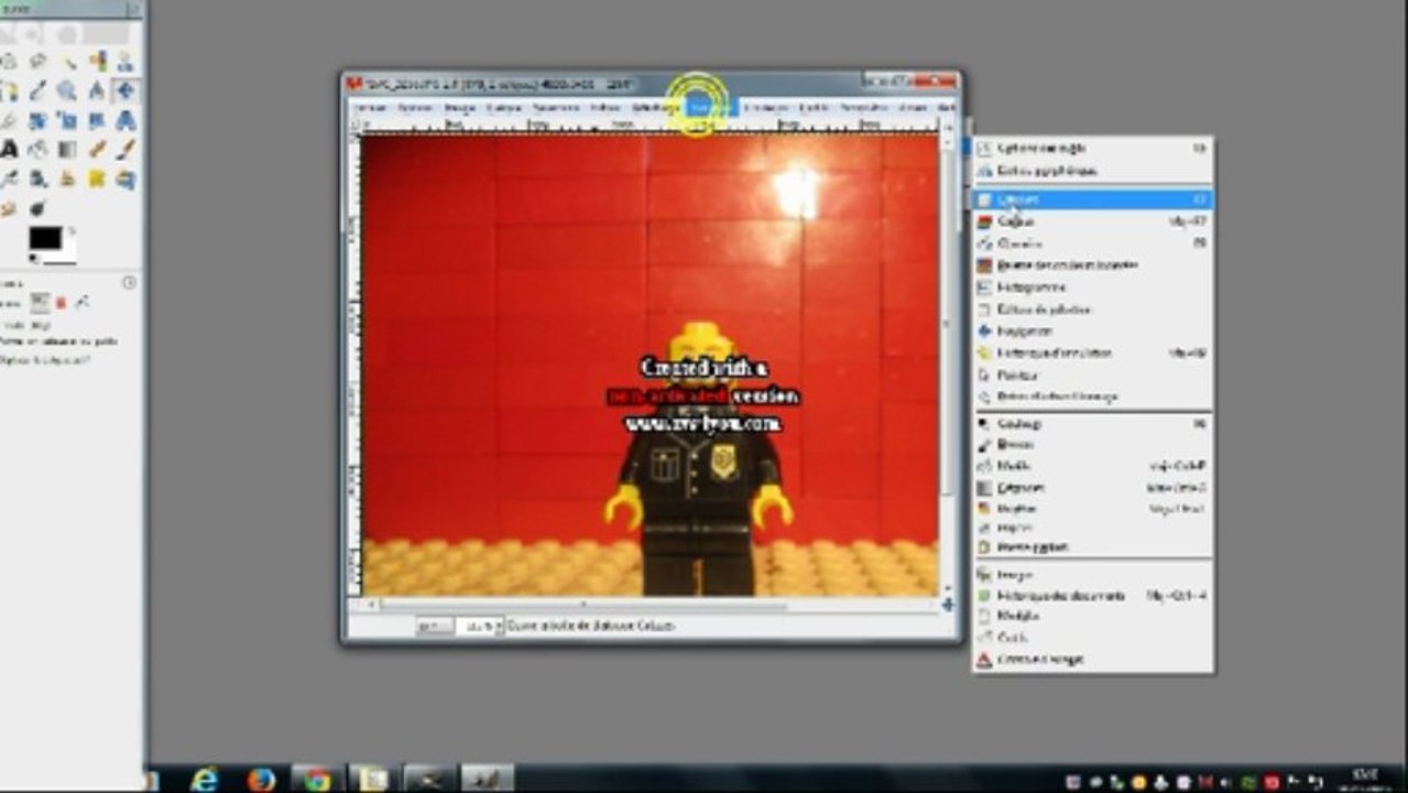 tutoriel comment faire  une taches de sang sur gimp