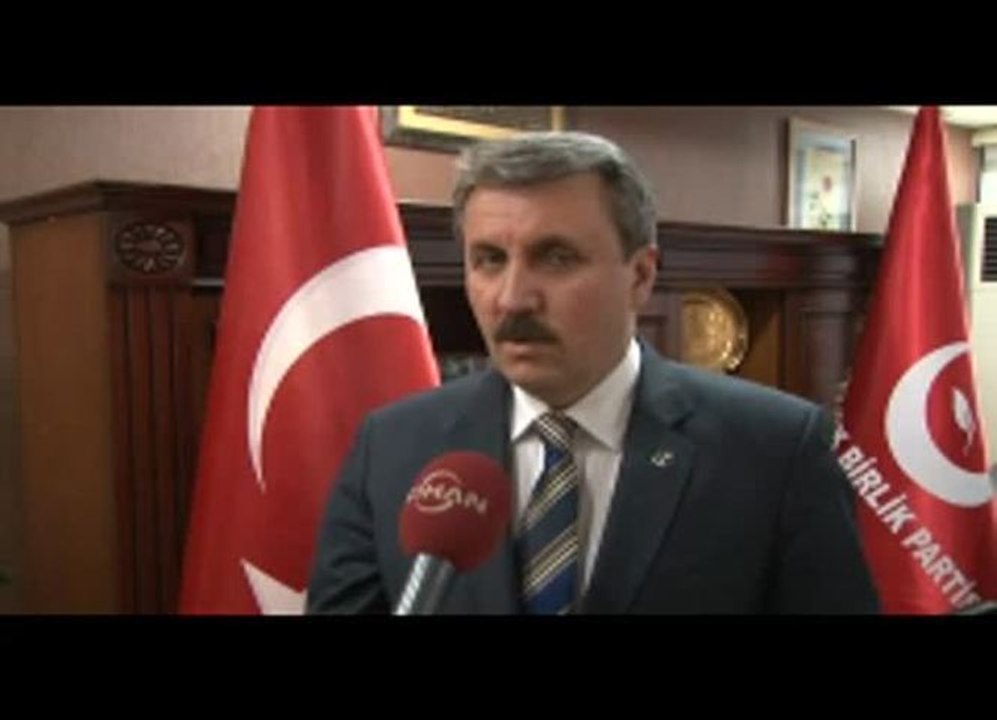 Destici: Görevden Alınanlara Ülkem ve Milletim Adına Teşekkür Ediyorum