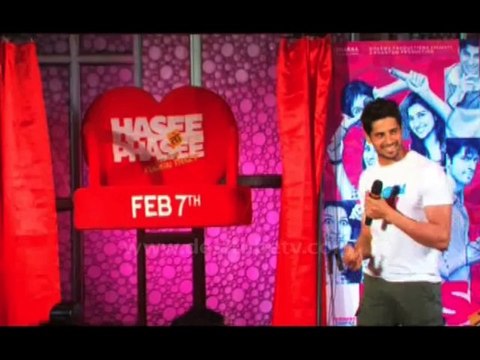 Siddhartha Malhotra's cool & dashing look on the launching of film 'Hasee Toh Phasee'