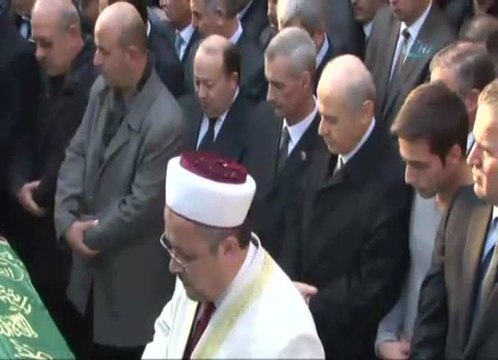 Devlet Bahçeli, Engin Alan'ın Annesinin Cenazesine Katıldı