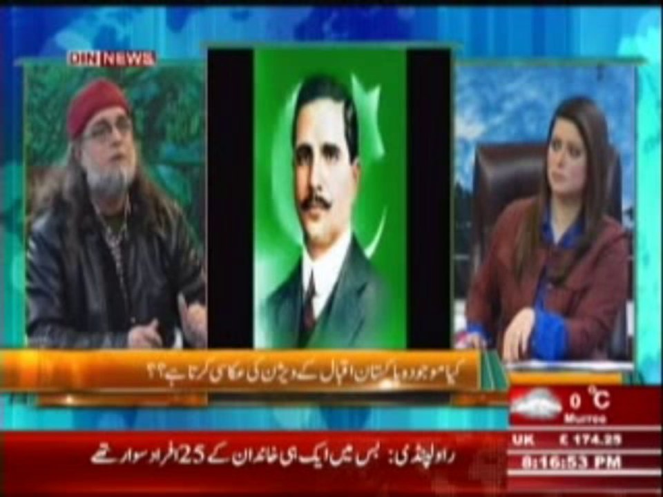The Debate with Zaid Hamid (Allama Iqbal Ka Nazria-e-Pakistan .... Aur Majuda Pakistan ) 21December 2013 Part-1