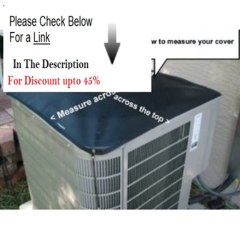 Clearance Air Conditioner Cover All season 36"x36" Black Is your A/C unit full of leaves? This is our "UNIVERSAL SIZE" cover...