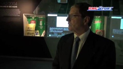 Ligue 1 / Jean-Michel Larqué découvre le musée de l'AS Saint-Etienne - 21/12